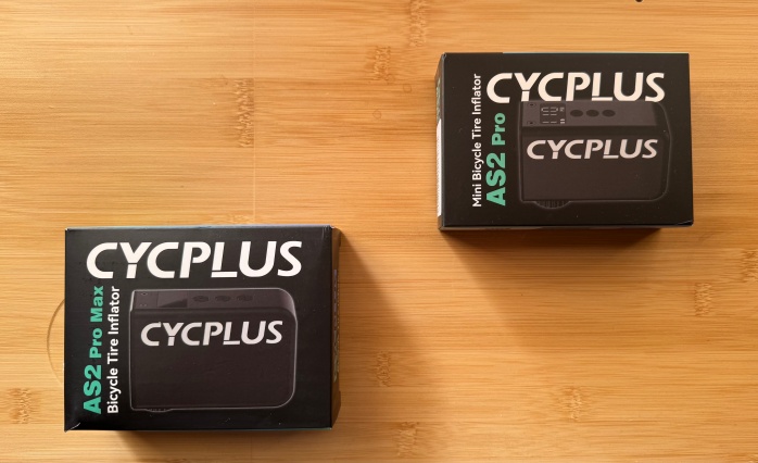 CYCLUSのAS2 ProとAS2 Pro Maxの外箱